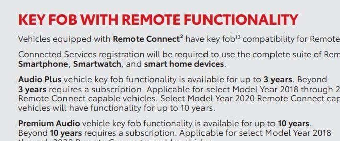 arranque remoto de Toyota