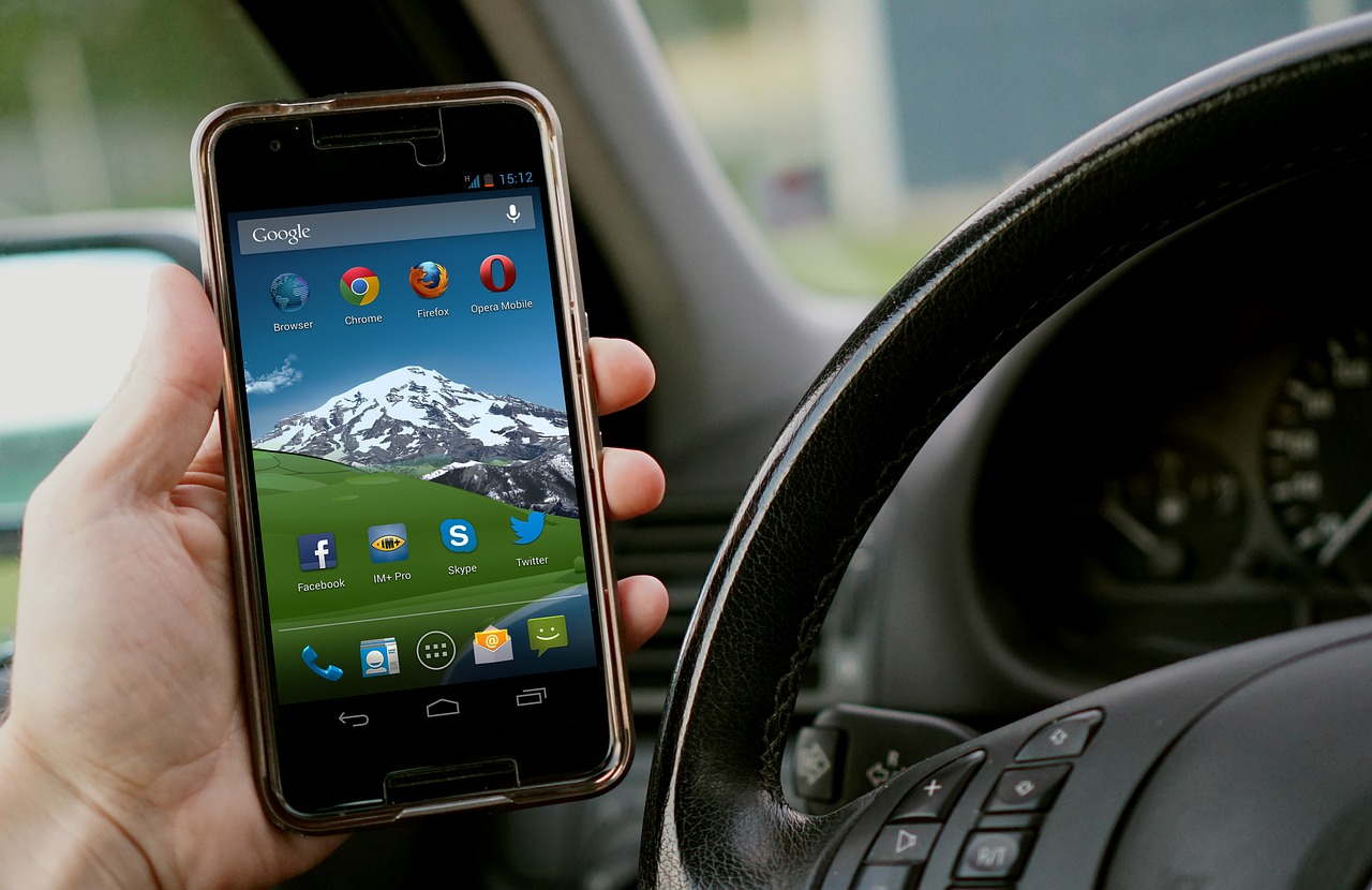 smartphone y auto