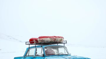 Auto sobre nieve
