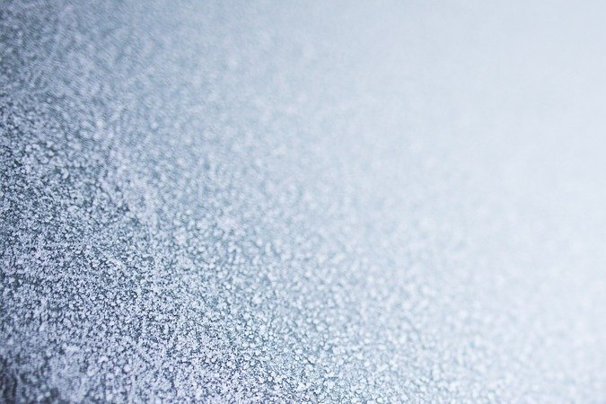 Parabrisas con nieve