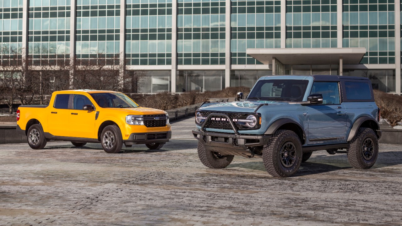 Ford Bronco y Ford Maverick. / Foto: Cortesía Ford.