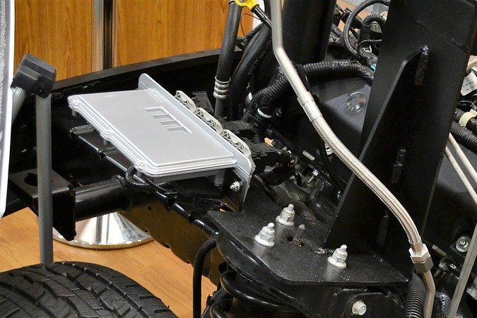 Suspensión de auto falla barra