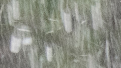 Granizo sobre auto