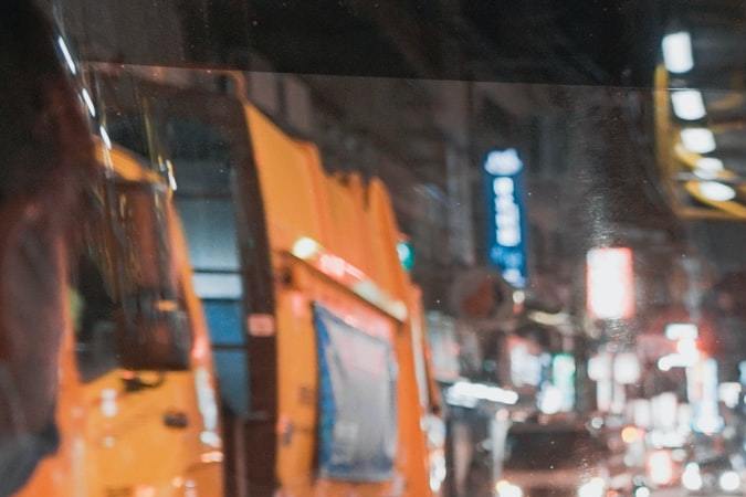 Foto de un conductor de autobús