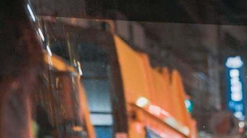 Foto de un conductor de autobús