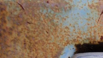 Pintura de auto oxidada