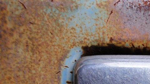 Pintura de auto oxidada
