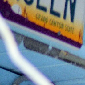 Foto de varias placas de matrícula estadounidenses