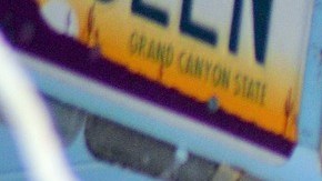 Foto de varias placas de matrícula estadounidenses