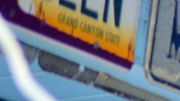 Foto de varias placas de matrícula estadounidenses