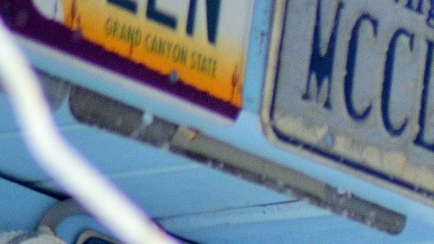 Foto de varias placas de matrícula estadounidenses