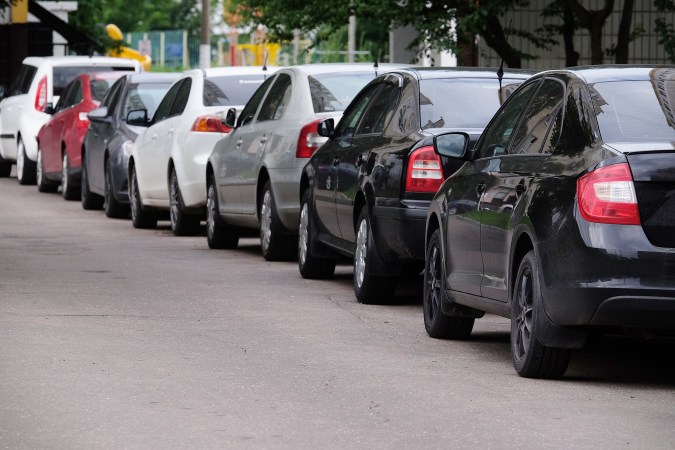 autos estacionados
