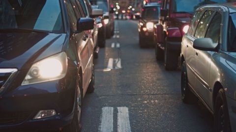 congestión vial