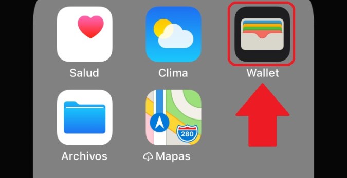 como se usa la app Wallet en un iPhone.