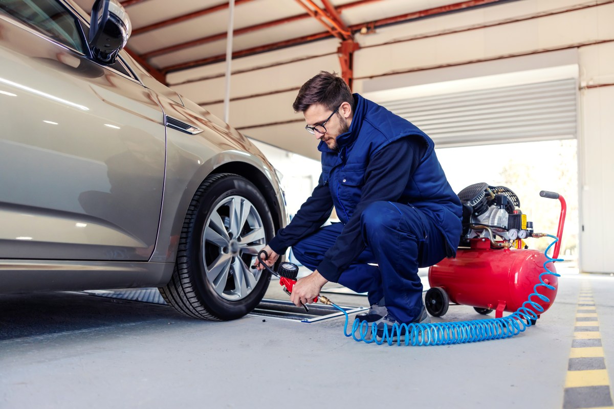 What problems can an over-inflated tire cause?