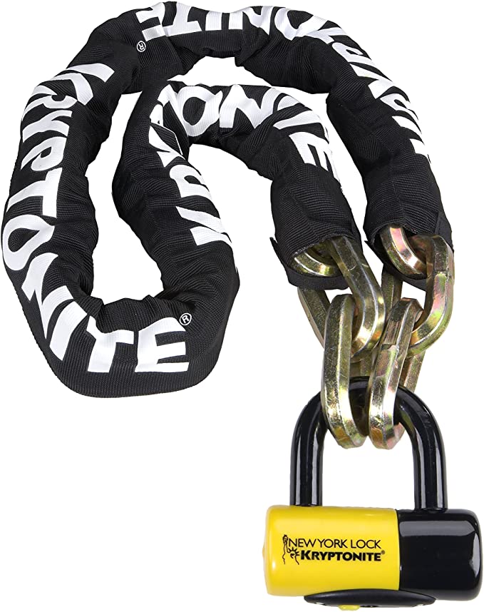 Kryptonite New York Disc Lock & Fahgettaboudit Security Chain