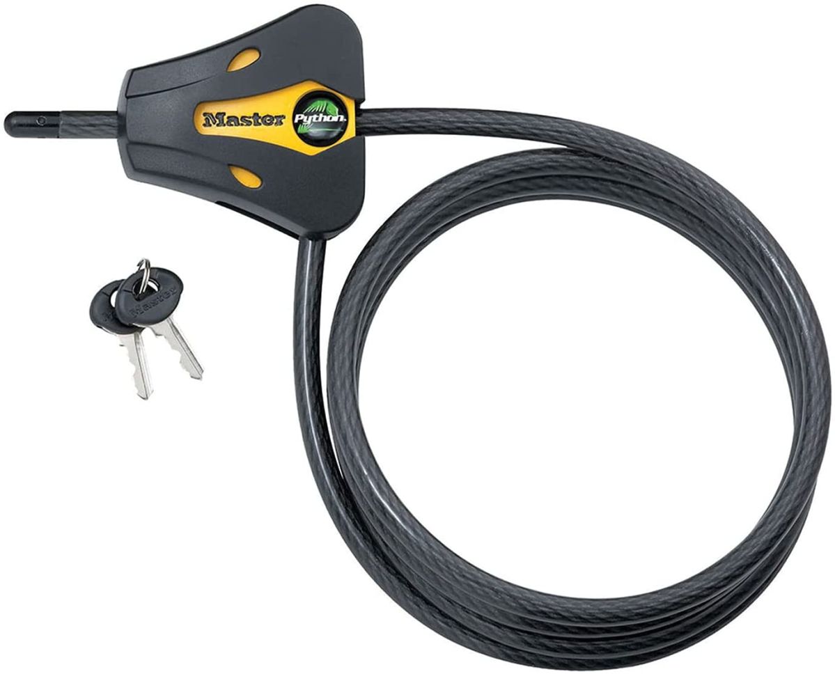 MasterLock Python 6-inch Adjustable Cable Lock: