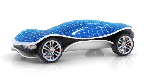 Auto con celdas solares