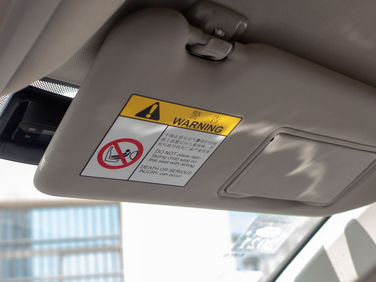 How To Properly Remove Airbag Stickers From Car Sun Visors » BuzzFeeds