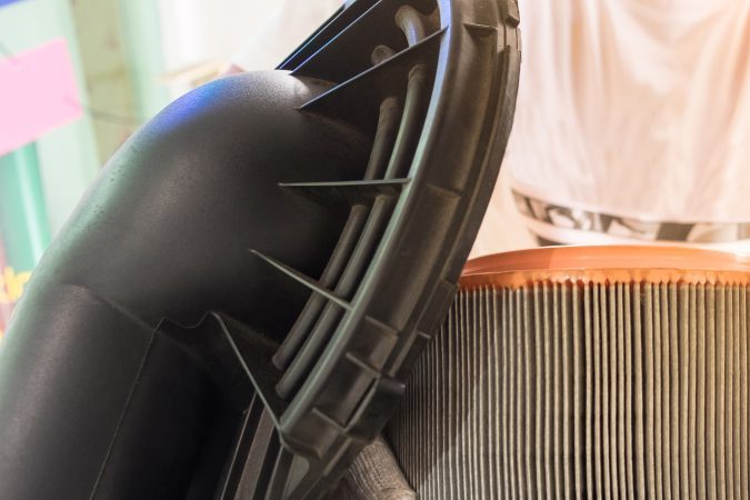 Cambio de filtro de aire.