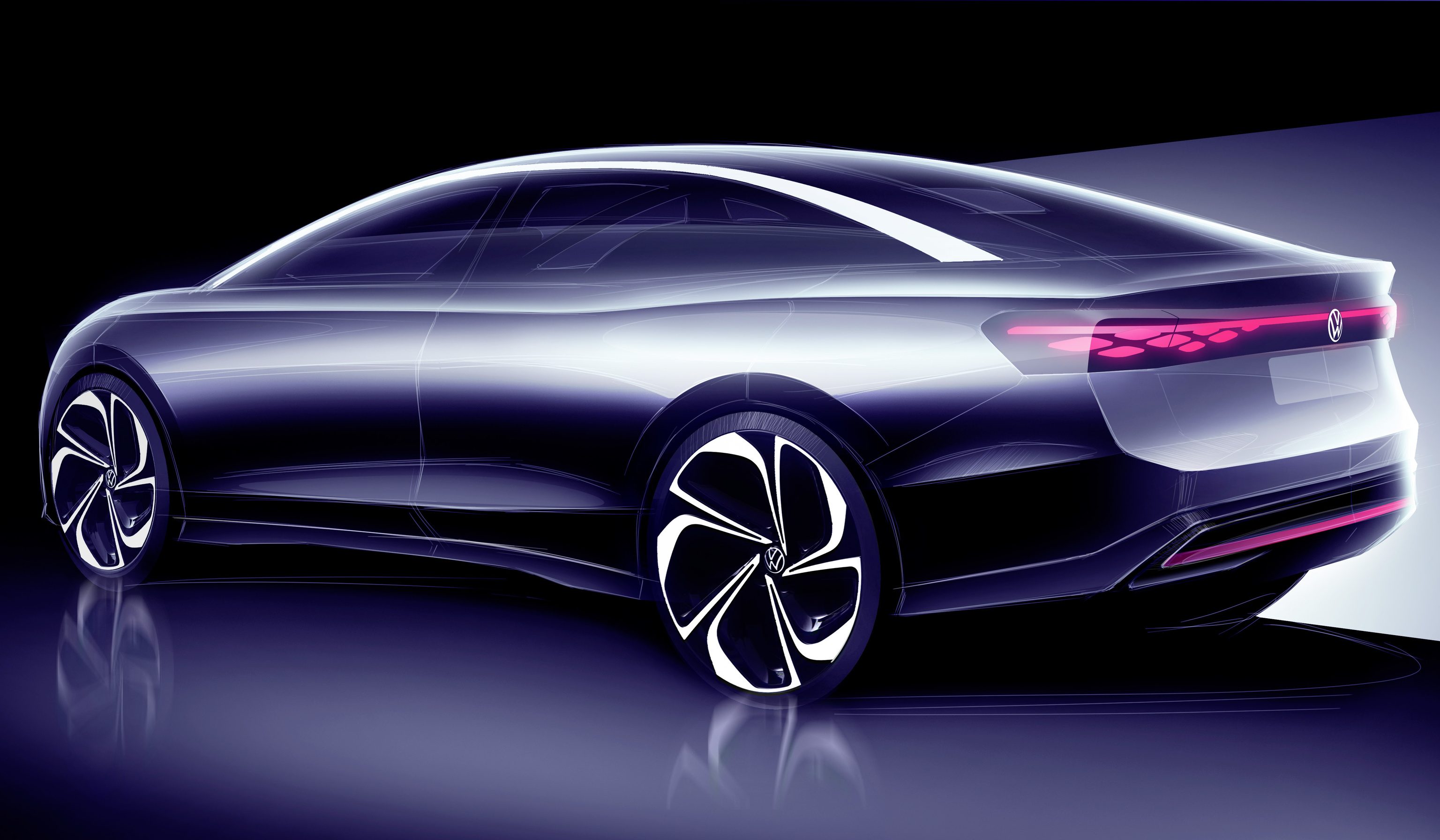 Volkswagen Revela Un Adelanto Del Nuevo Concepto De Sedán Eléctrico Id