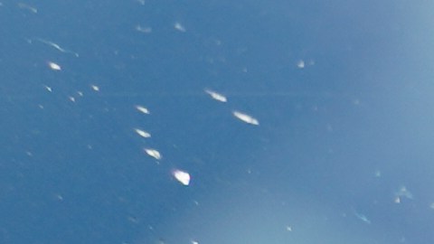 Parabrisas con pequeño golpe.