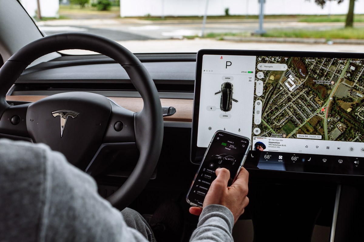 Interior de Tesla