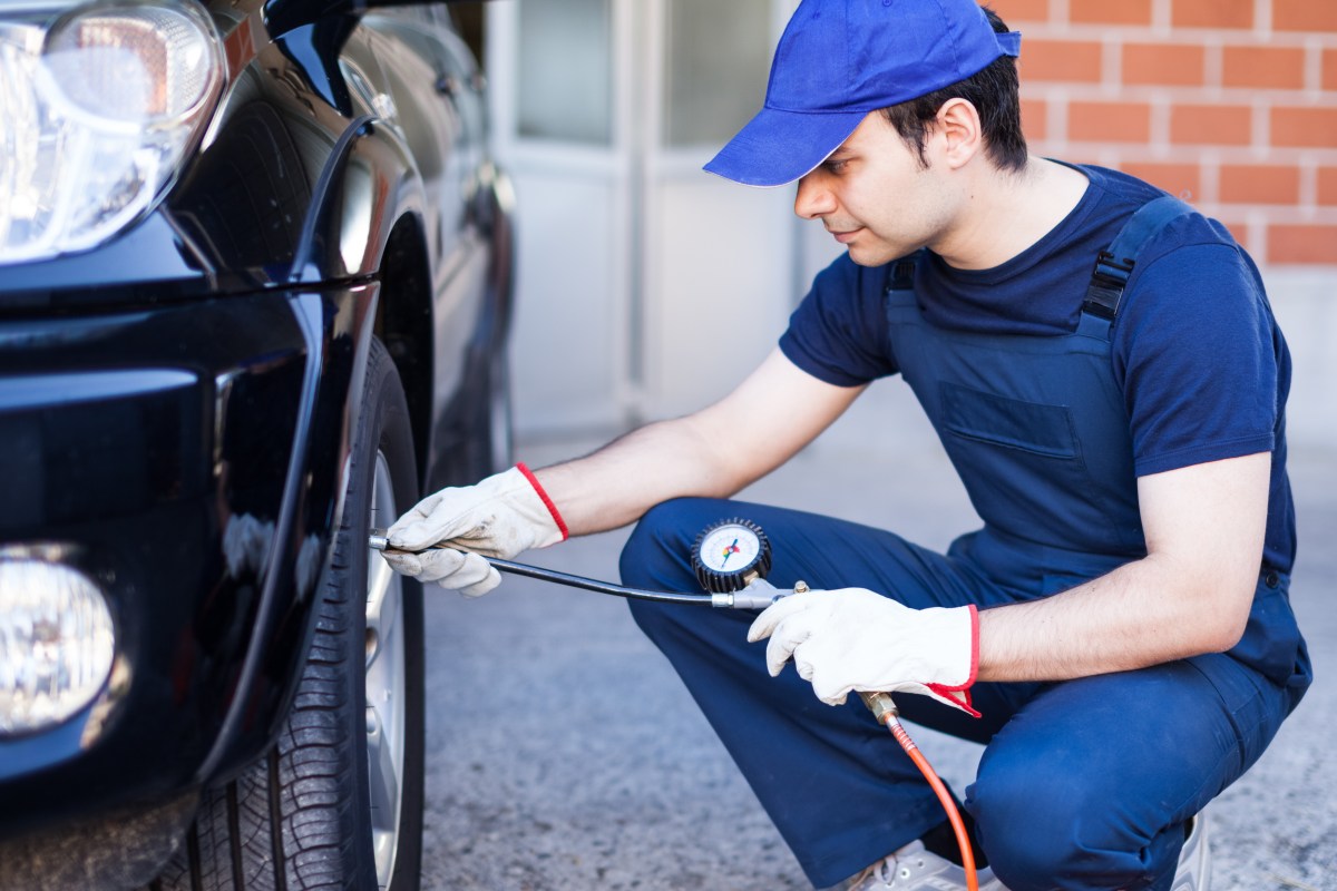 Check tire pressure.