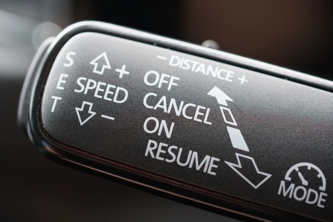 Cruise control.