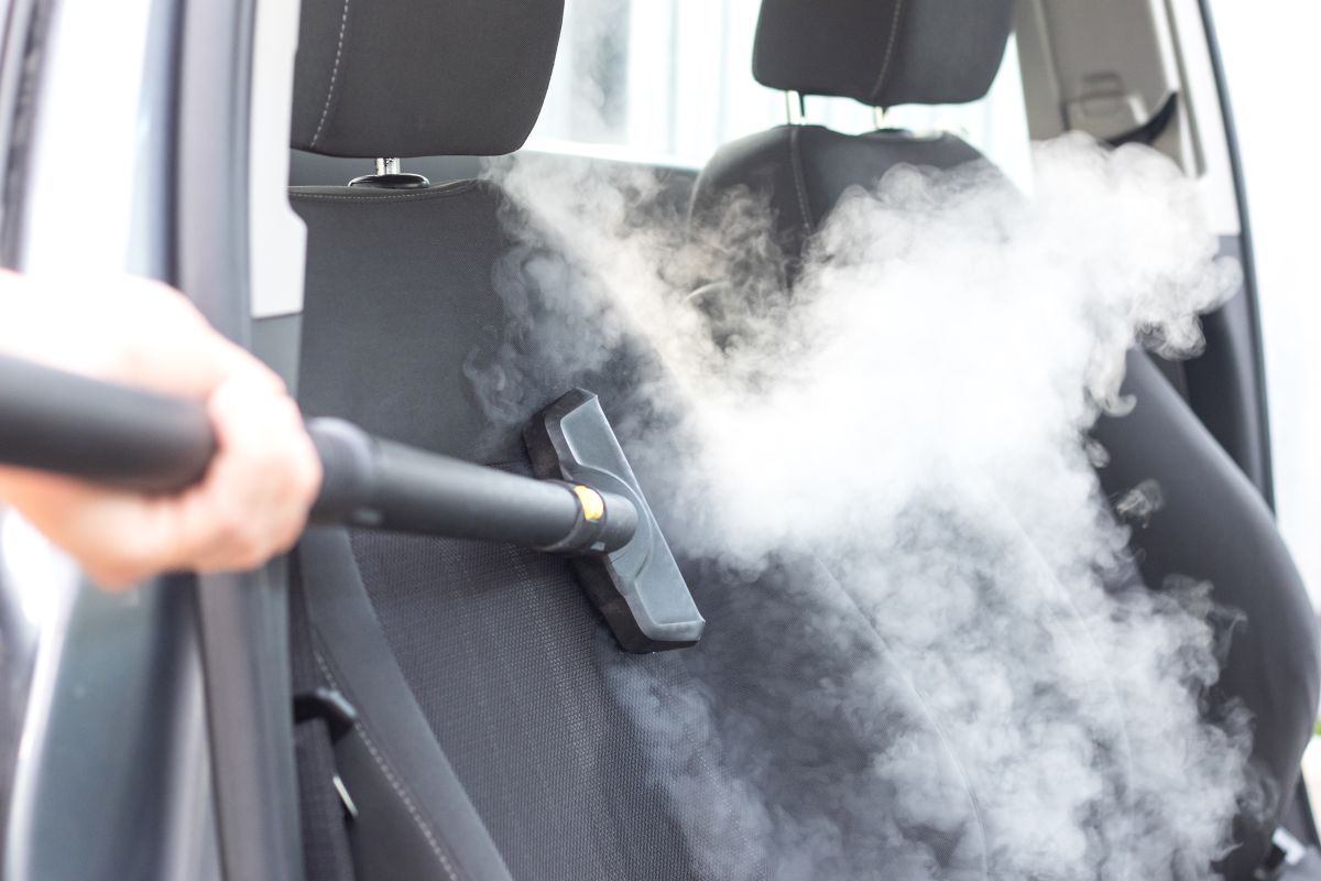 What is a steam cleaner and how is it used in your car