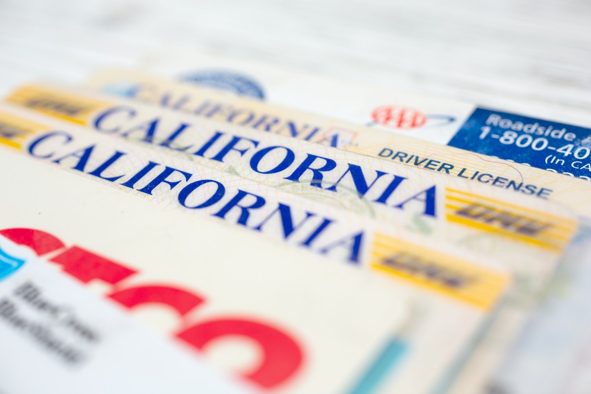 examen licencias de conducir en California 