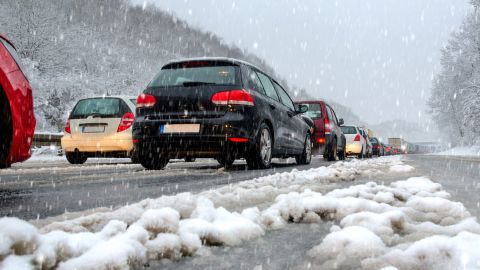 Conducción sobre nieve.