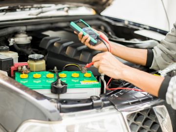 Falla eléctrica de auto.
