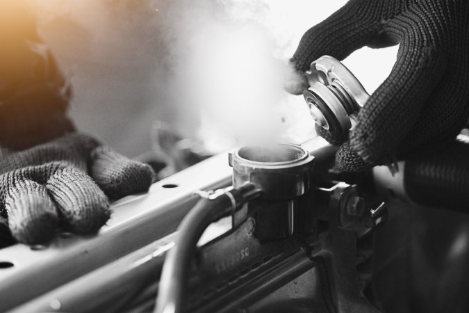 Motor caliente.