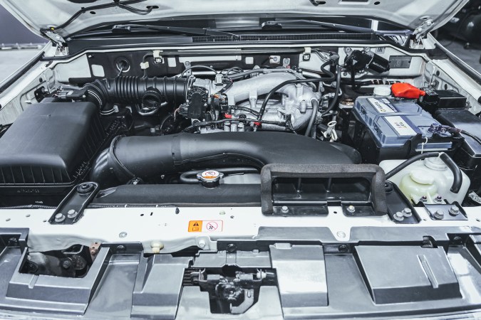 Motor de auto sin vibraciones.