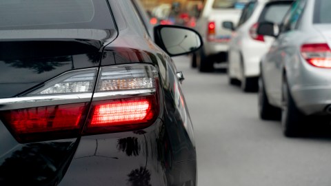 Muchos conductores en Thanksgiving.