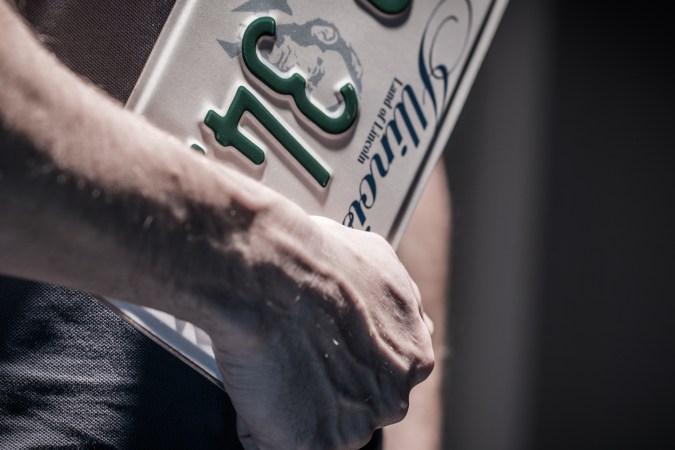 placa de matrícula de Illinois