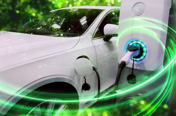 Auto eléctrico.