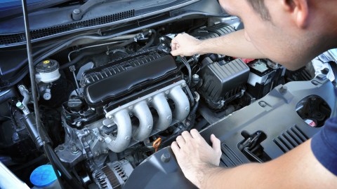 Motor de auto.