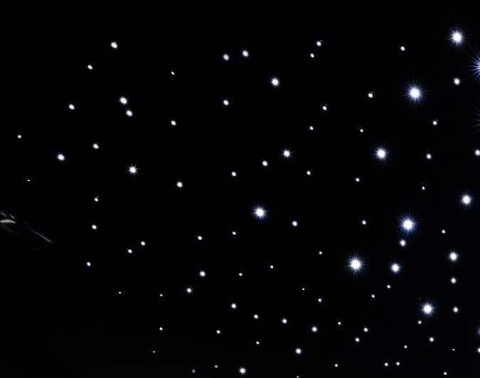 Techo Starlight del Rolls-Royce Ghost.