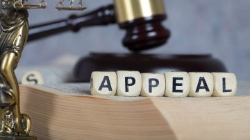Foto de la palabra "appeal" en una corte