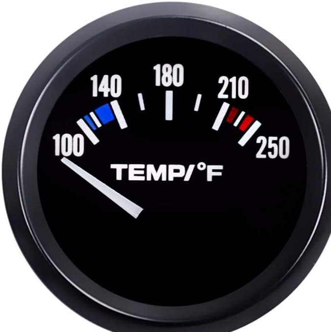 Medidor de temperatura de auto.