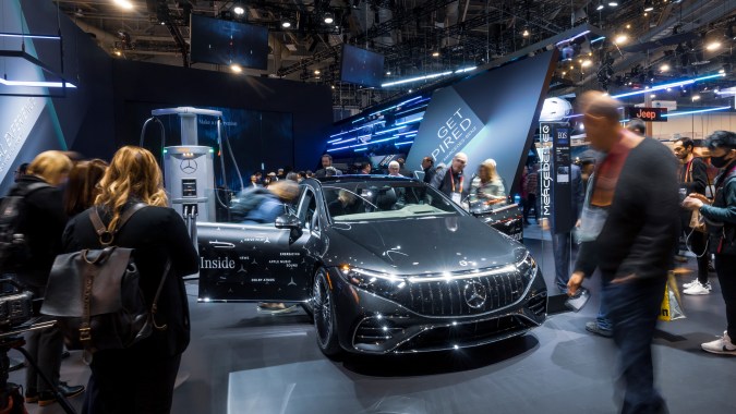 Demostración de Mercedes-Benz en el CES de Las Vegas 2023.