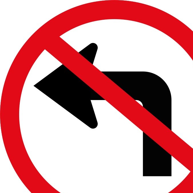 Foto de una señal de tránsito