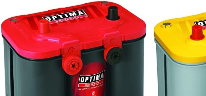 Baterías Optima amarilla y roja