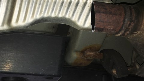 Convertidor catalítico robado.