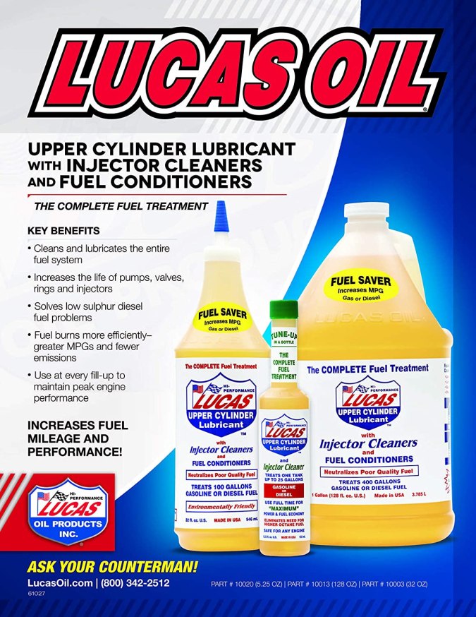 Lucas fuel cleaner
