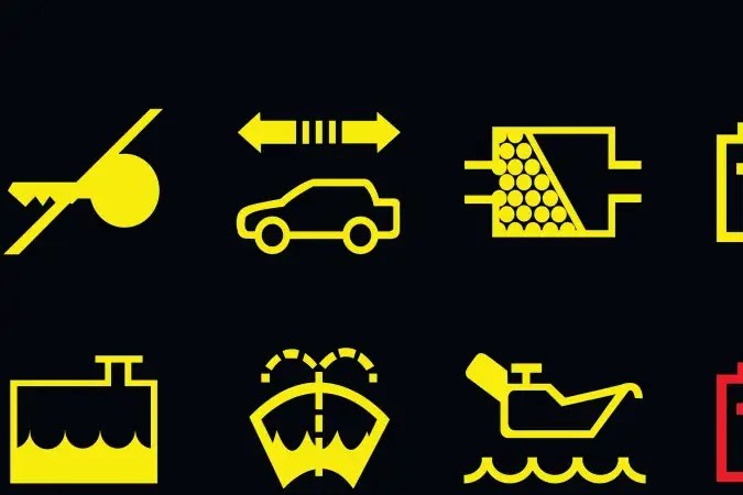 Significado de luces en el tablero del auto