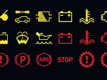 Significado de luces en el tablero del auto