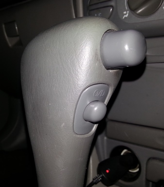 Botón para prender y apagar el Overdrive.